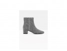 Ankle boots in lurex