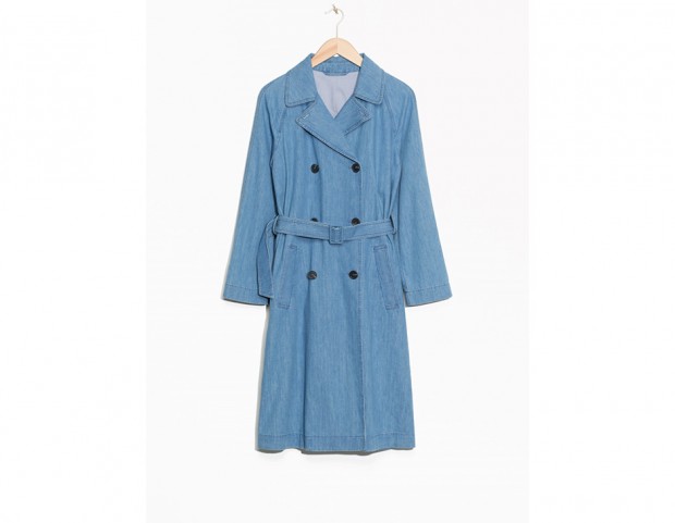 Trench in denim
