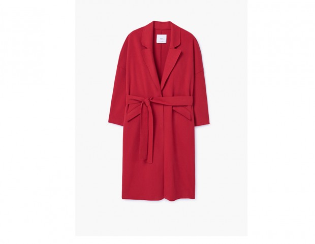 Cappotto con cintura