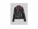 Biker jacket con scritte