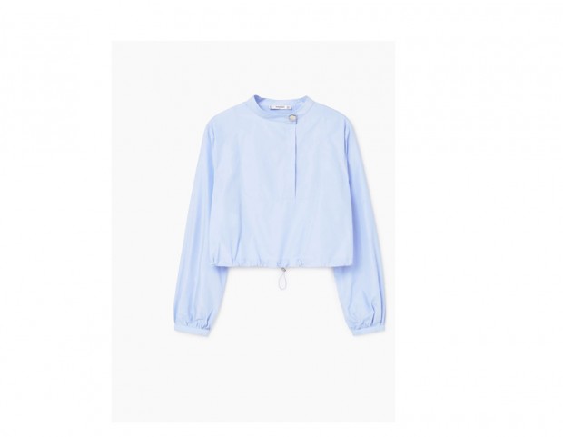 Blusa corta con coulisse Blusa corta con coulisse