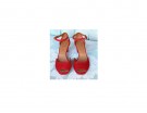 Sandali in suede con tacco