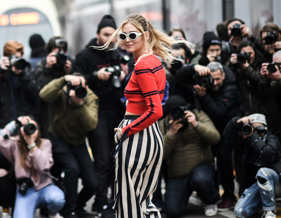 Milano Fashion Week 2017: Chiara Ferragni in front row