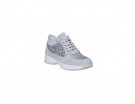 Sneakers in pelle con glitter