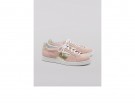 Sneakers scamosciate con dettaglio laminato