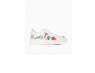 Sneakers con applicazioni serigrafate