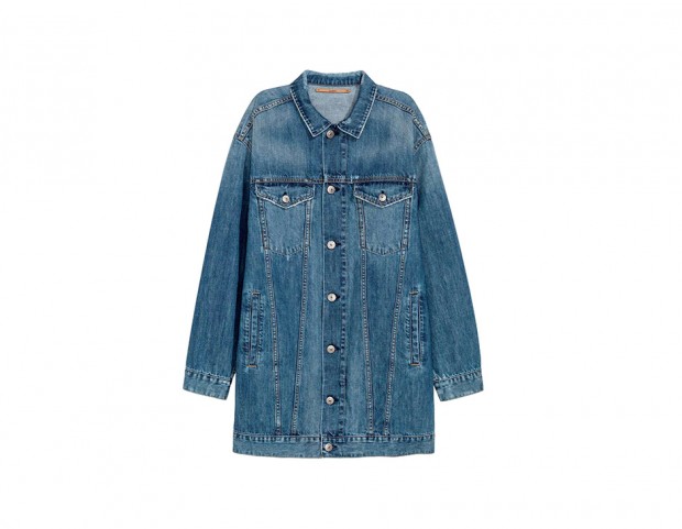 Lunga in denim lavato