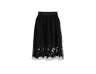 Gonna midi in tulle e pizzo