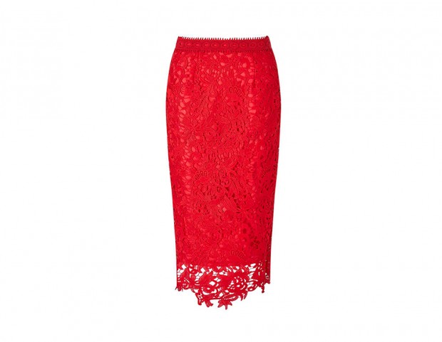 Pencil skirt di pizzo