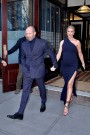 Jason Statham and Rosie Huntington-Whiteley leave their downtown hotel in New York City