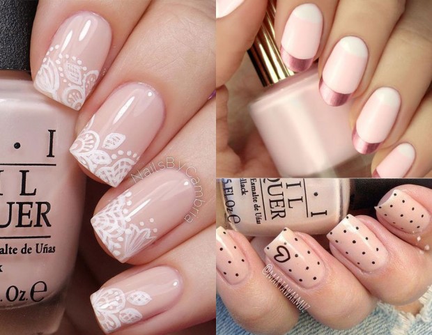 Le nail art rosa e nude sono semplici e raffinate. Sfoglia la gallery e lasciati ispirare dalla nostra selezione da Instagram e Pinterest! (Photo credit: Instagram e Pinterest, collage di Francesca Merlo)