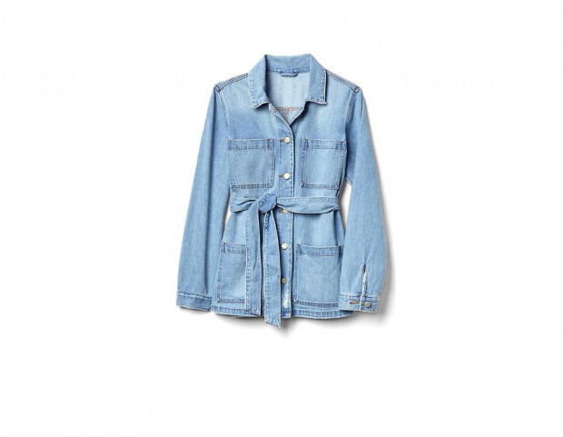 Giacca in denim con cintura