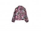 Giacca corta in jacquard floreale