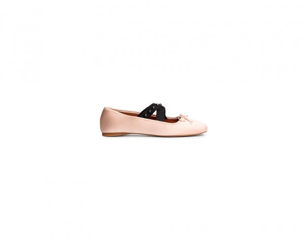 Ballerine di raso con nastri Ballerine di raso con nastri