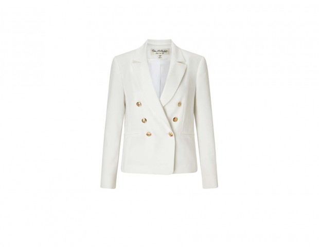 Blazer con bottoni dorati