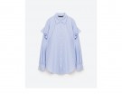 Camicia con ruches