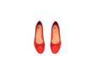 Ballerine in suede con fiocchetto