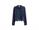 camicia con bordi di pizzo camicia con bordi di pizzo