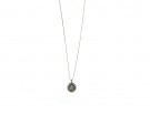 Collana lunga in argento con ciondolo