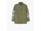 Giacca militare con patch