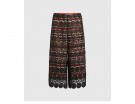 Culotte pants in macramé