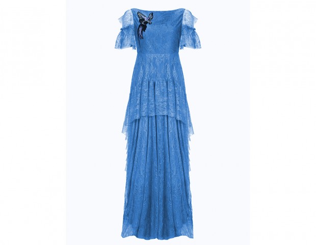 Longdress di pizzo a balze