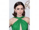 Il long bob con onde rétro di Lily Collins. (Photo credit: Getty Images)