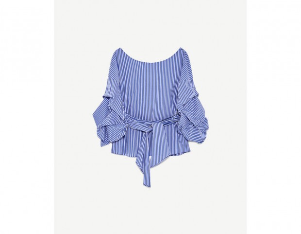 Blusa con cintura