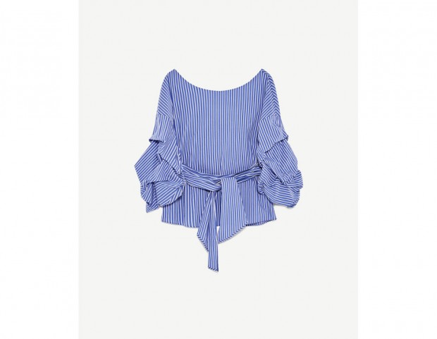 Blusa con cintura