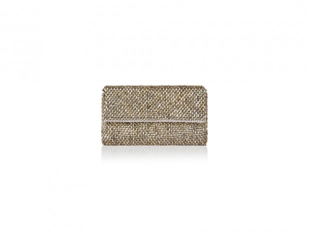 Pochette con perline gold