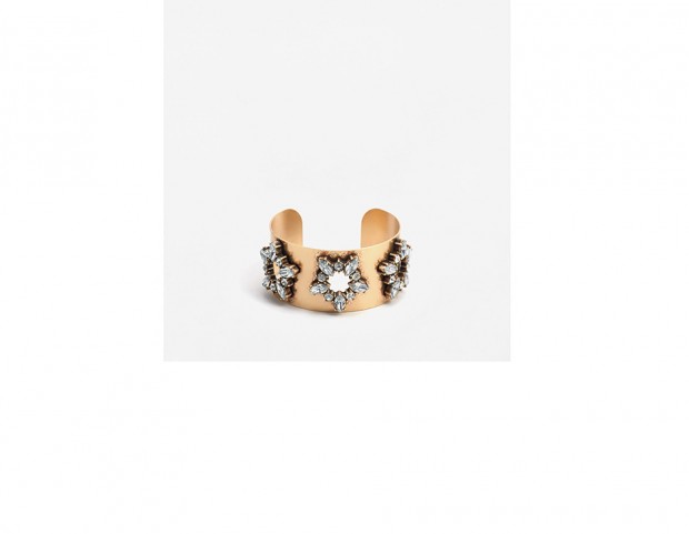 Bracciale rigido con strass