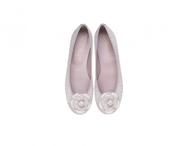 Ballerine in tweed