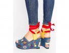 In denim con patch