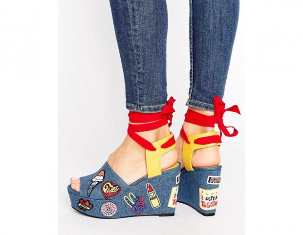 In denim con patch