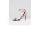 Sandali nude in suede