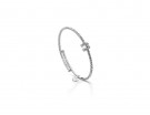Bracciale semi-flessibile con cristalli MYNAME