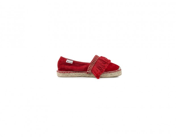 Espadrillas in camoscio con le frange