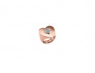 Anello a forma di cuore in gold rose