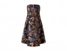Abito jacquard a bustier
