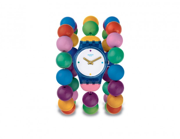 Orologio City Pearls con cinturino di perle multicolor