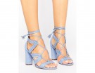 Sandali lace-up in suede