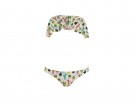 Bikini stampa cactus con volant