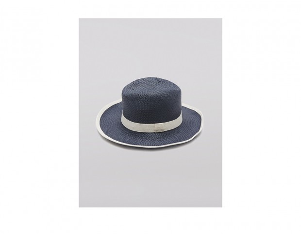 In stuoia blu navy
