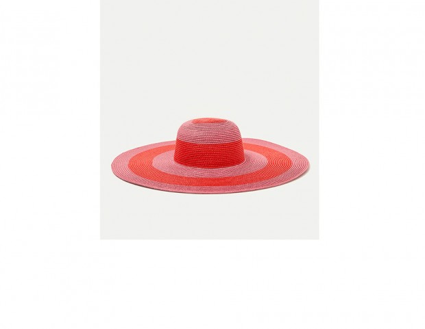 Cappello a tesa larga a righe