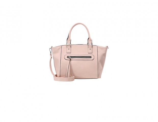 Shopper in pelle cipria