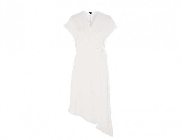 Abito in cotone bianco