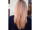 Sfumature pesca soft su base bionda naturale. (Photo credit: Pinterest holly coffell)