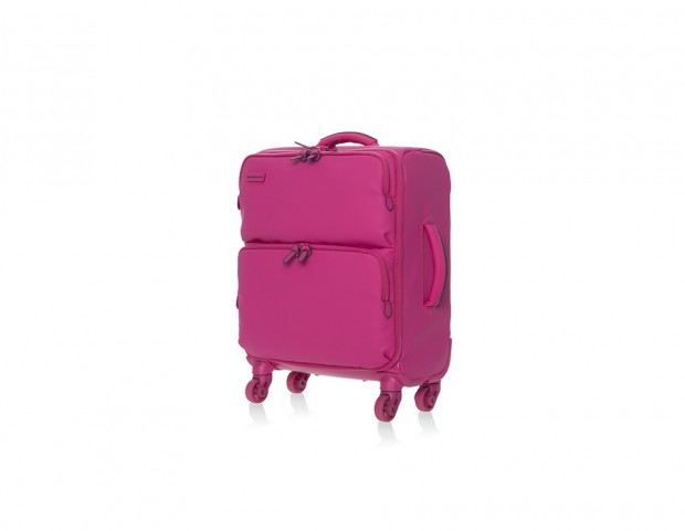 Trolley rosa fucsia