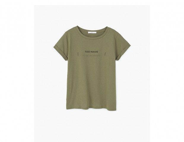 T-shirt con scritta
