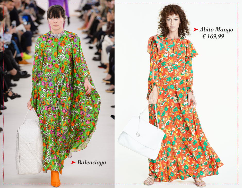 mango vestito lungo fiori